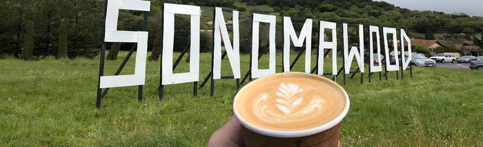 Sonomawood sign at the Sonoma Intenational Film Festival